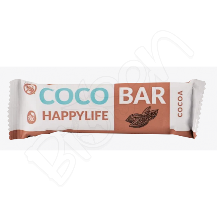 COCO BAR – Kokosová tyčinka s kakaom BIO 40g Happy Life